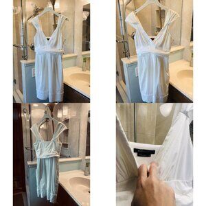 BCBG White Dress Sleeveless Size 0
